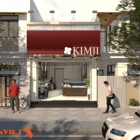 Thiết kế tiệm vàng KIMJI tối ưu trưng bày và thu hút khách hàng